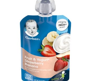 Gerber Fruta & Yogurt Fresa y Guineo